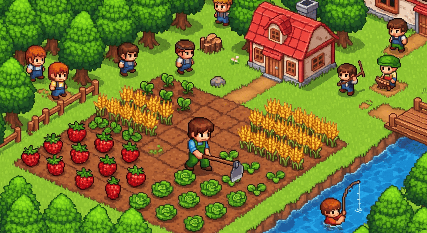 Pixels Gameplay Screenshot